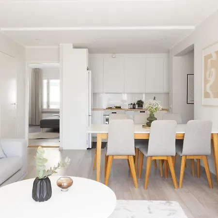 Huoneisto Stunning Design With Sauna & Free Parking *